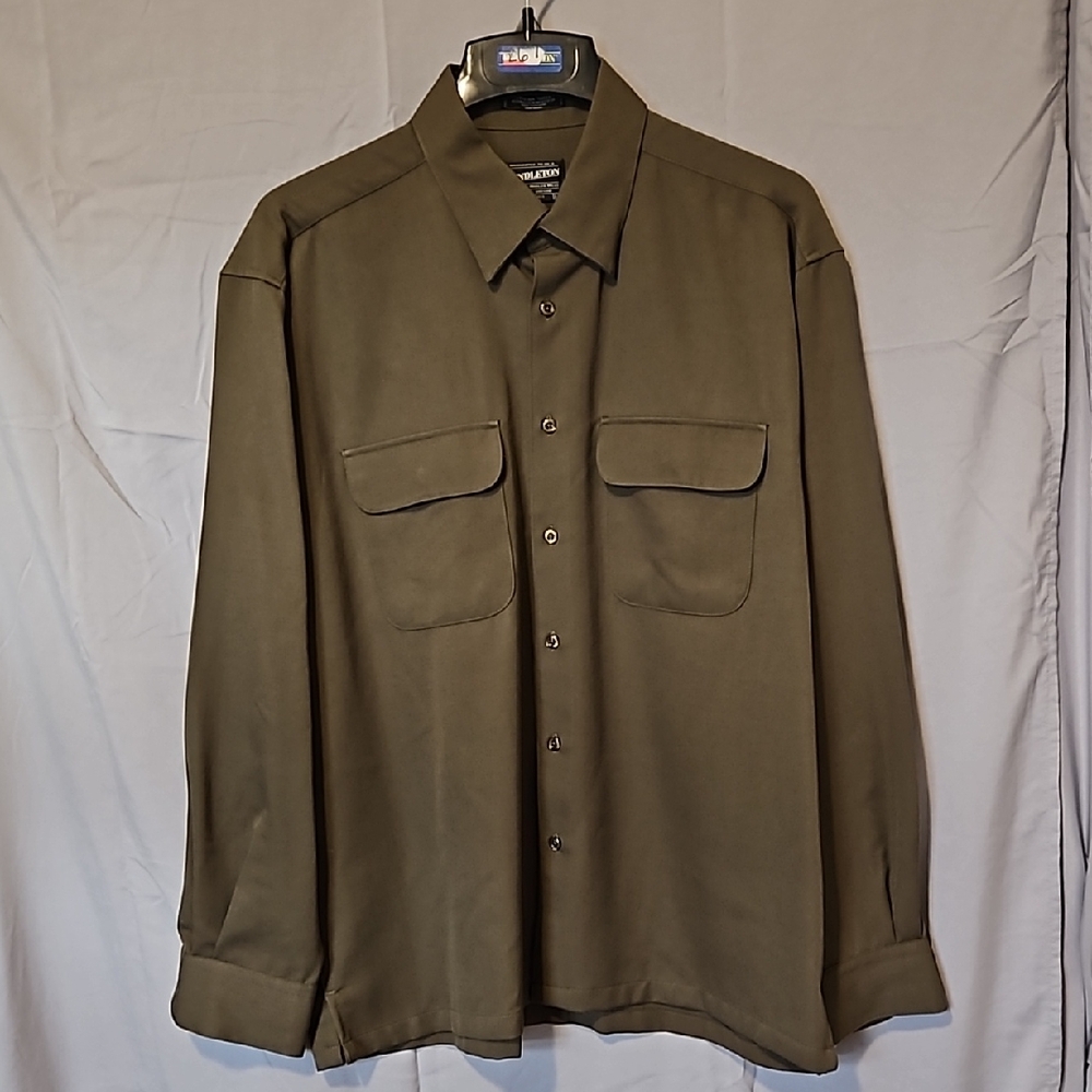 Pendleton Green Lightweight Shirt Jacket